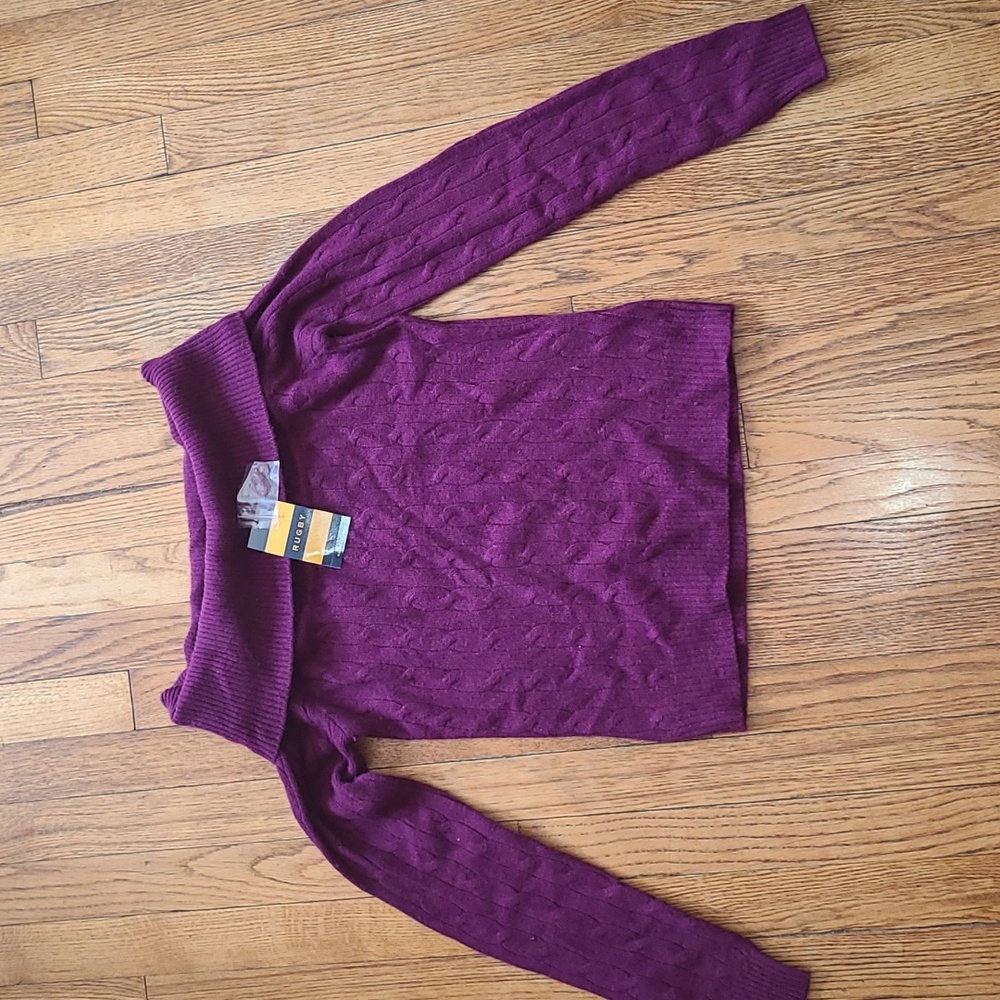 Ralph Lauren Rugby Plum Sweater